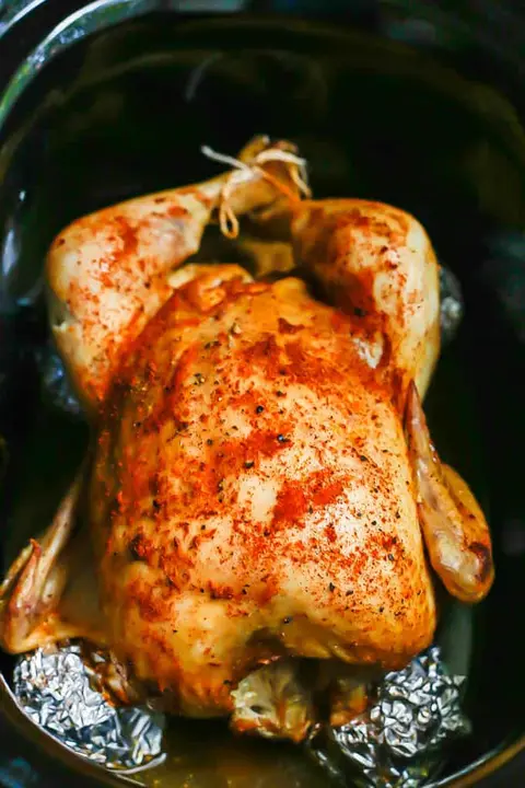 Can you put a rotisserie chicken in a crock pot to reheat?