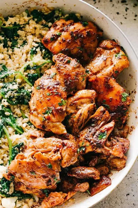 What can I do with two pounds of boneless chicken thighs?